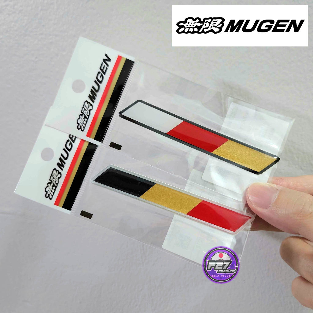 🎌แท้🎌 สติ๊กเกอร์ แถบ3สี MUGEN Tricolor Potting Emblem สินค้าแท้ JAPAN นำเข้าจากประเทศญี่ปุ่น