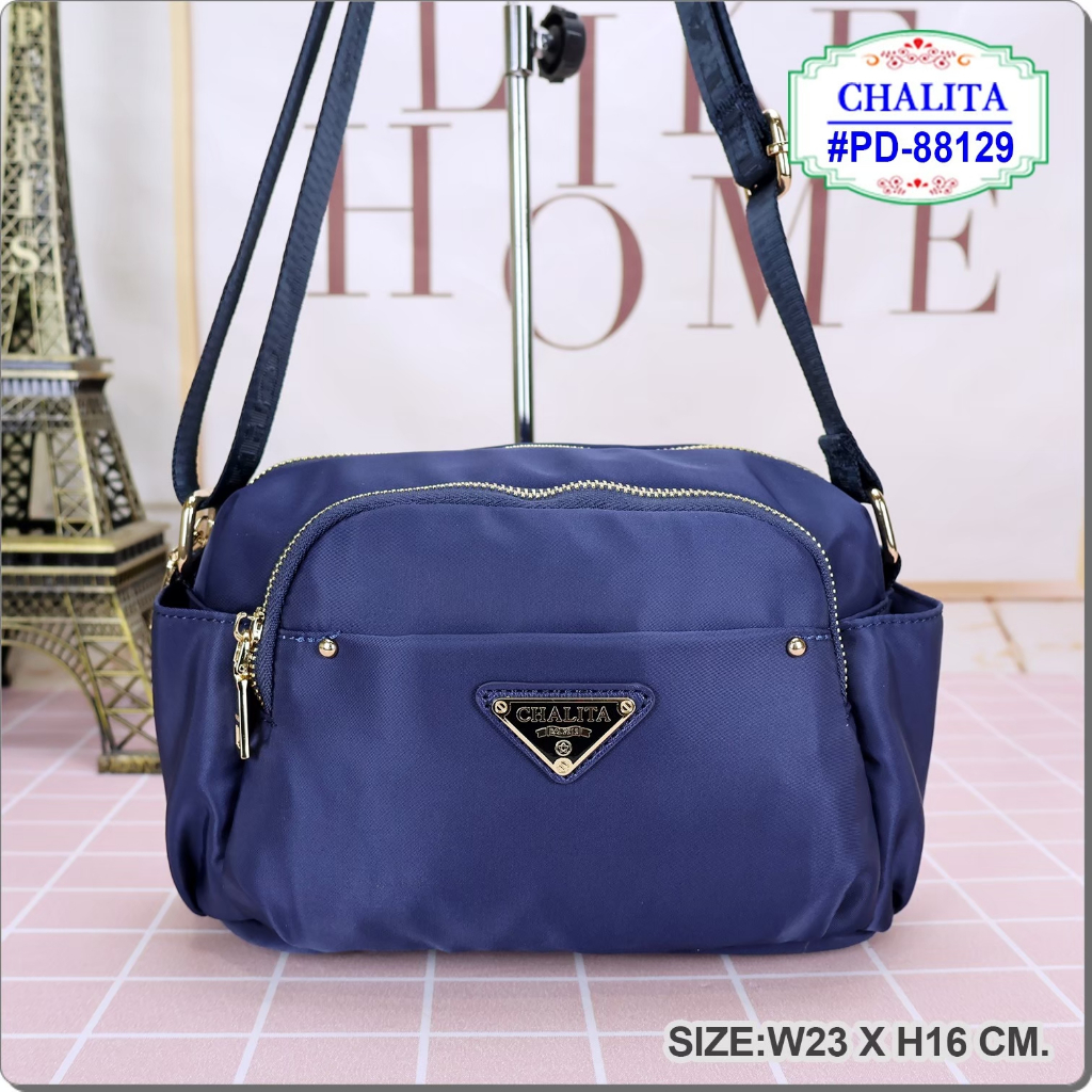 กระเป๋าสะพายสายยาว รุ่น PD-88122 ยี่ห้อ CHALITA #มีเก็บปลายทาง #กระเป๋าสะพาย #กระเป๋าสะพายข้าง