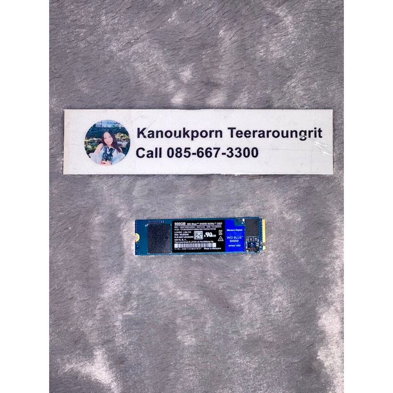 500 GB SSD (เอสเอสดี) WD BLUE SN550 - PCIe 4x4/NVMe M.2 2280 (Read 2400 MB / Write 1750 MB)