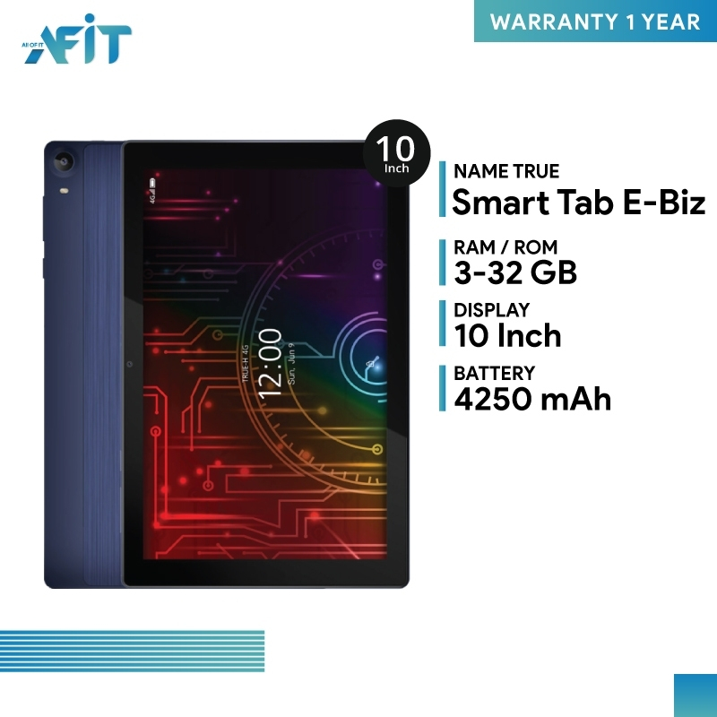 True Smart Tab 4G E-Biz Pro (3+32GB) แท็บเล็ตจอ10 นิ้ว (ใส่ซิมเล่นเน็ตได้ทุกเครือข่ายไม่ล็อคซิม)