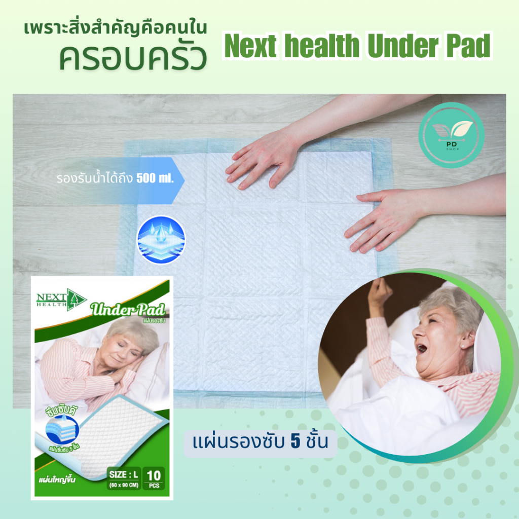 Next health Under pad แผ่นรองซับ