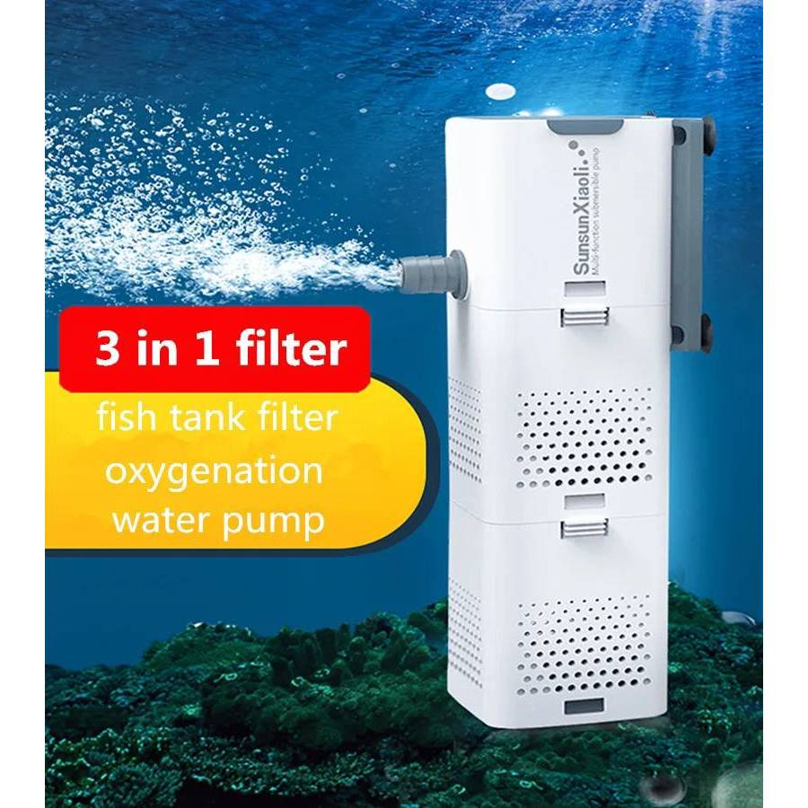 ปั๊มน้ำตู้ปลา ปั๊มลม ปั๊มกรองภายใน Aquarium Air Pum พร้อมส่ง