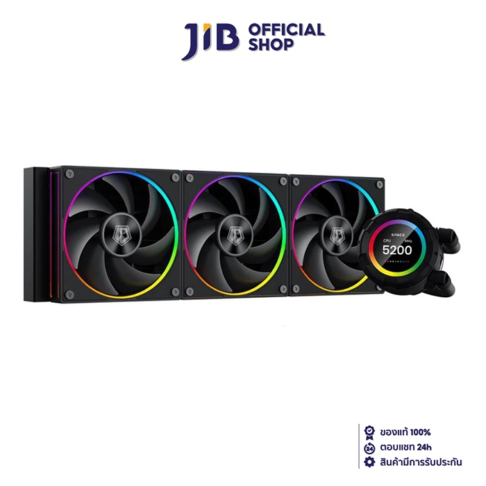 CPU LIQUID COOLER (ระบบระบายความร้อนด้วยน้ำ) ID COOLING SPACE SL360 BLACK