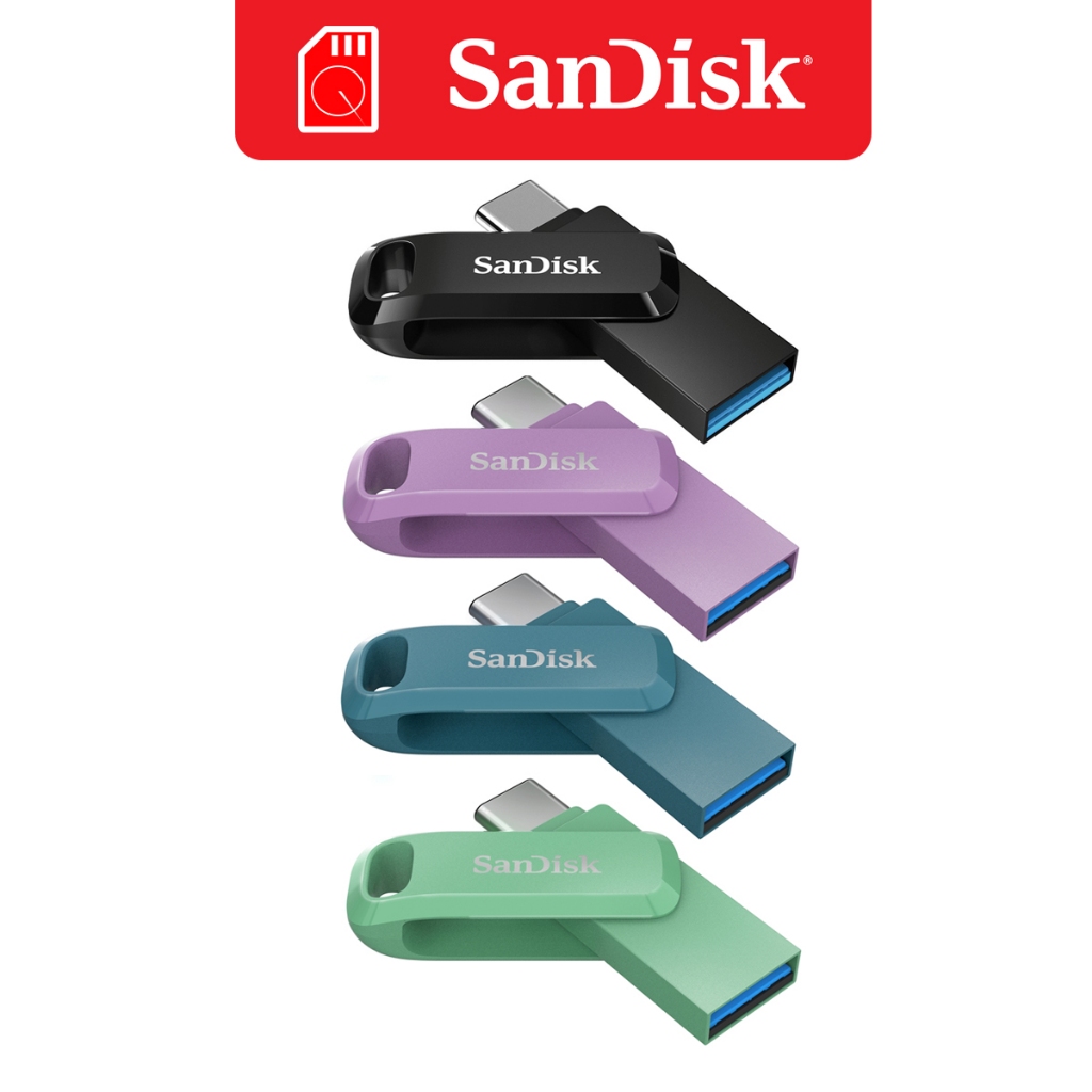 SanDisk Ultra Dual Drive Go USB Type-C (SDDDC3) 64GB 128GB 256GB แฟลซไดรฟ์ Flash Drive for iPhone15