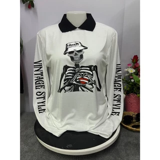 เสื้อโปโลผู้ชาย คอปกพิมพ์ลาย