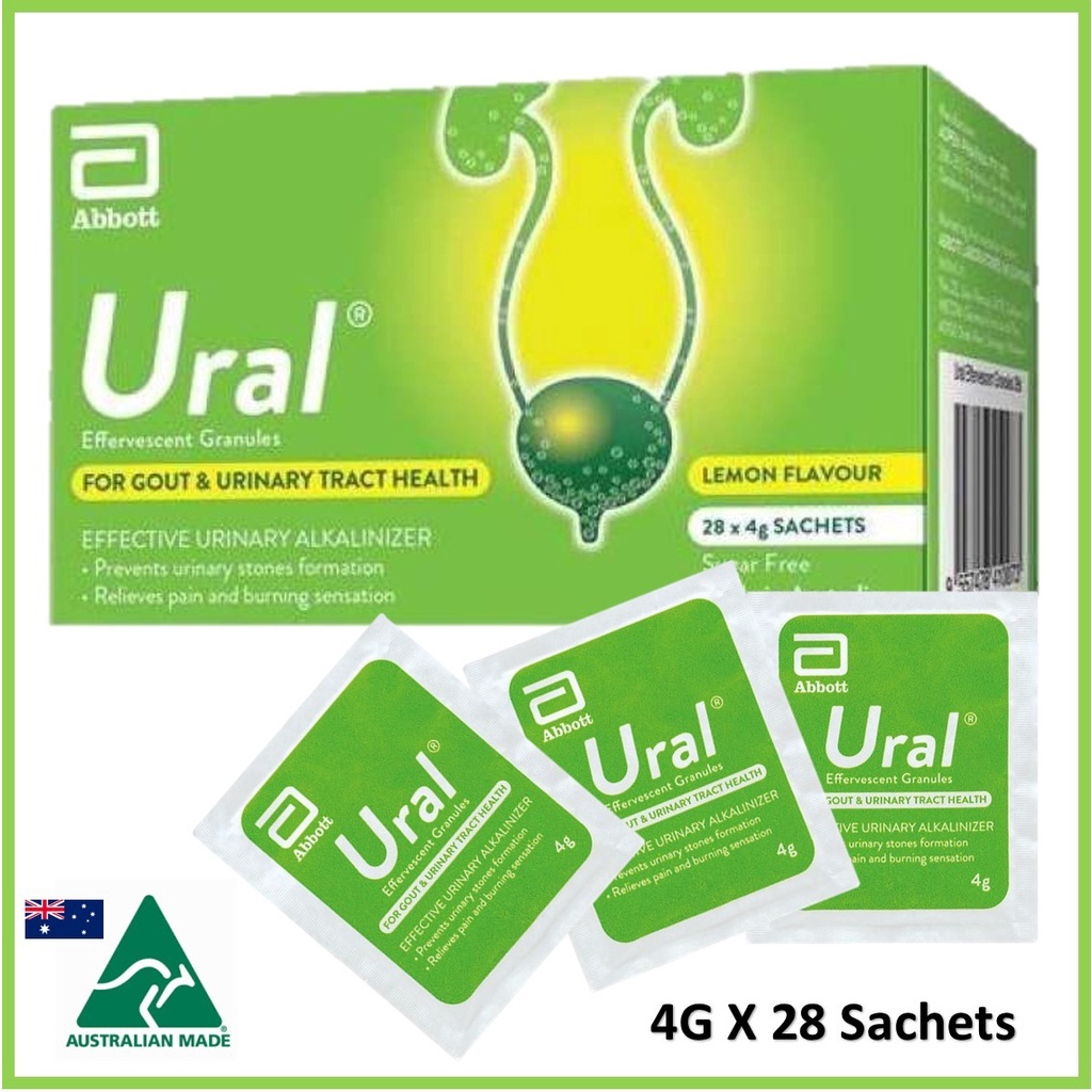 URAL EFFERVESCENT GRANULES 4G x 28’S (EXP 2026)