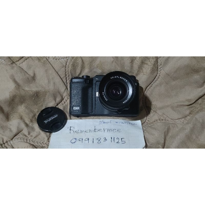 ขายกล้อง Ricoh GXR A12 M Mount พร้อมเลนส์ Voigtlander 28mm f2 เม้าท์ Leica M ขายรวม 34,567 บาท