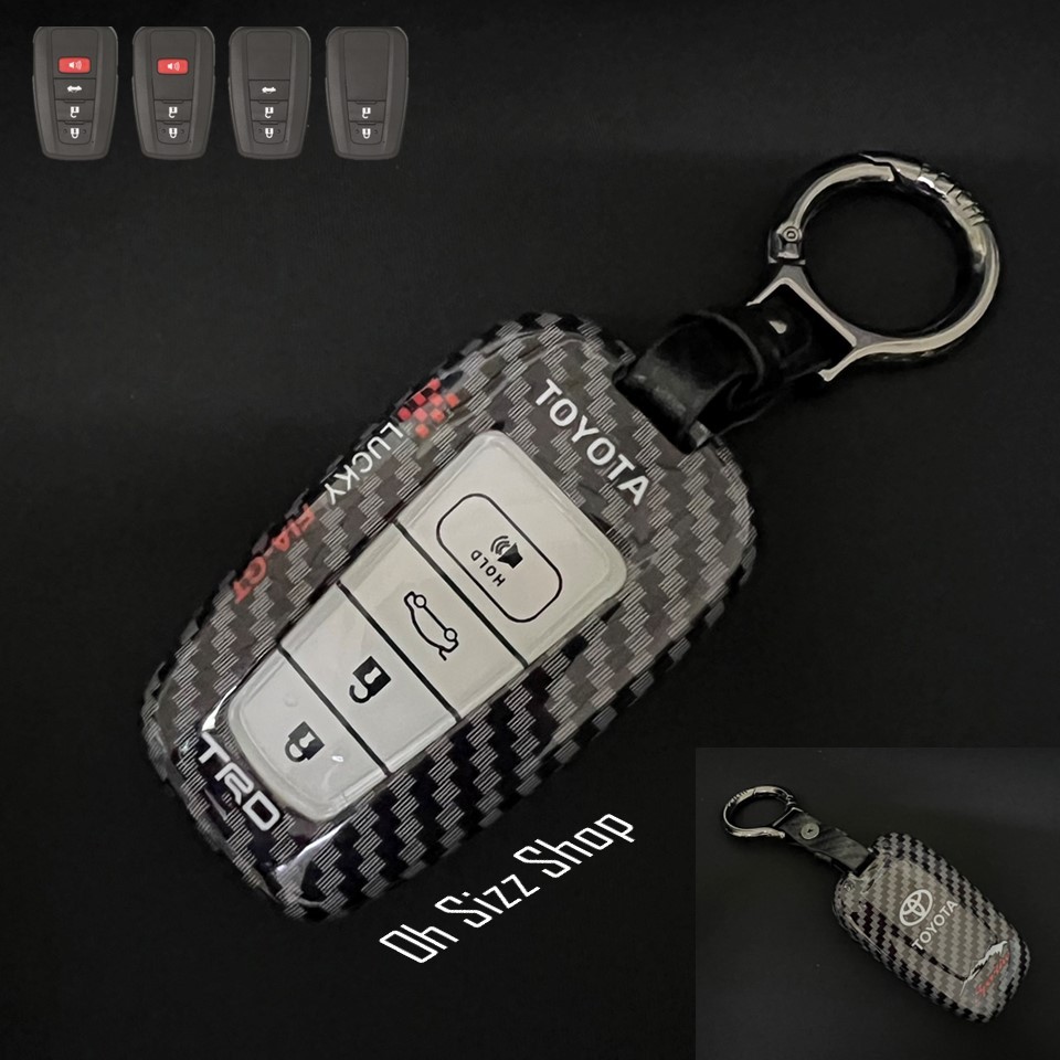 เคสรีโมทรถ Toyota Cross CHR GR Sport 2024  (Fortuner ใส่ไม่ได้ครับ) ครอบรีโมททั้งหมด ABS key case พร้อมแผ่น TPU ขาวปิดปุ - รูปที่ 2