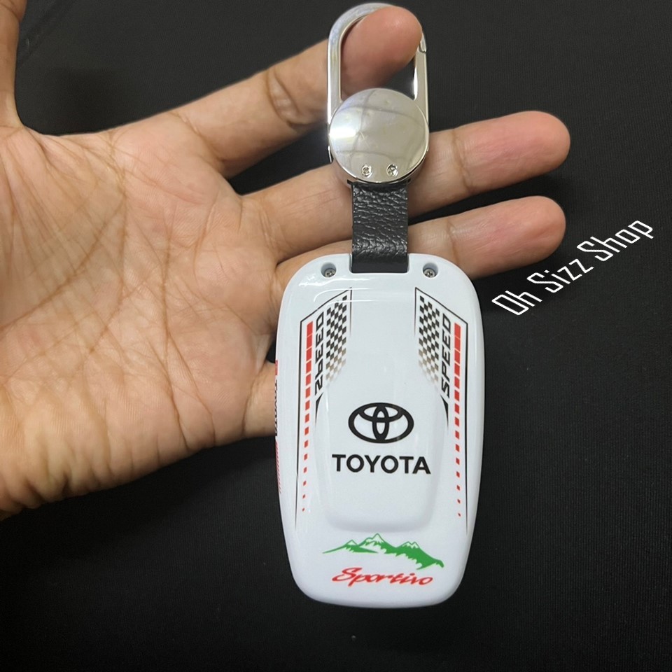 เคสรีโมทรถ Toyota Cross CHR GR Sport 2024  (Fortuner ใส่ไม่ได้ครับ) ครอบรีโมททั้งหมด ABS key case พร้อมแผ่น TPU ขาวปิดปุ - รูปที่ 5