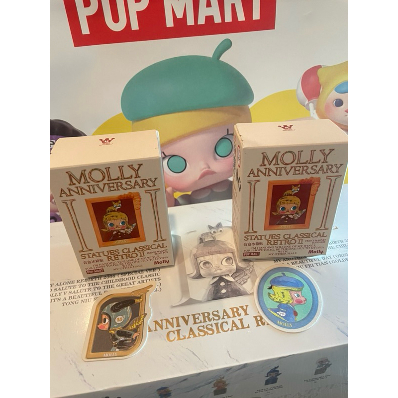 Molly anniversary retro magnet