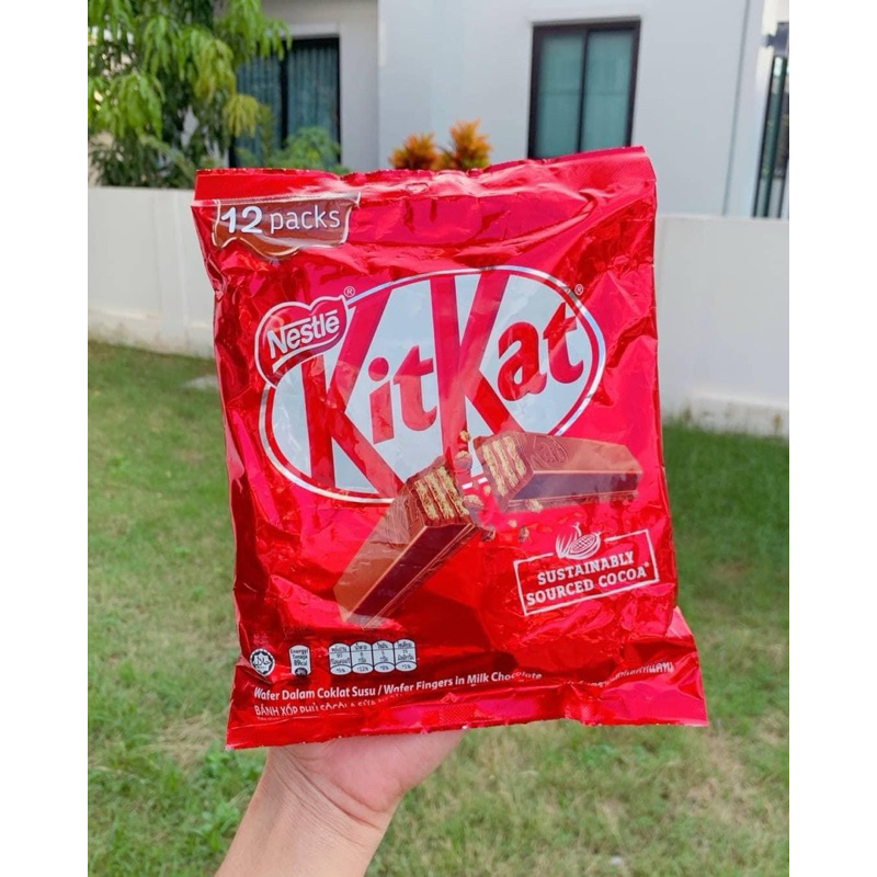 ช็อกโกแลตคิทแคท(Kitkat Chocolate) 1 ถุง บรรจุ 12 ห่อ