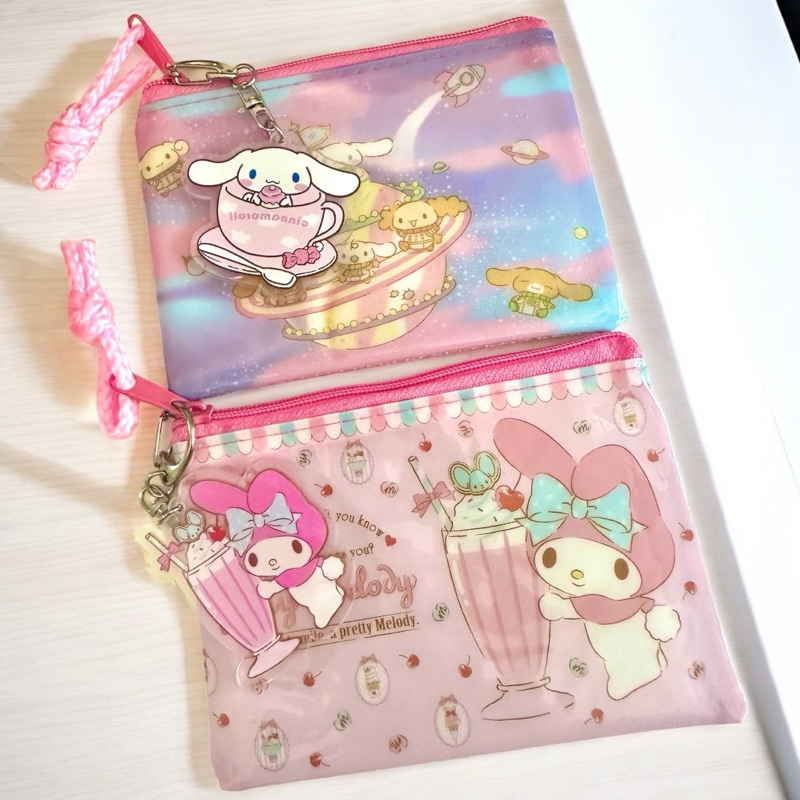 กระเป๋าใส่เหรียญ กระเป๋าสตางค์ลายการ์ตูน ใส่บัตร ลายเมโลดี้ Melody ซานริโอ้ ราคา ถูกที่สุด ดีลบีเคเค แกลเลอรีภาพที่ 6