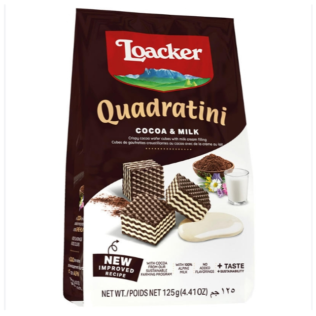 Locker - Crispy wafer cocoa&milk 125g