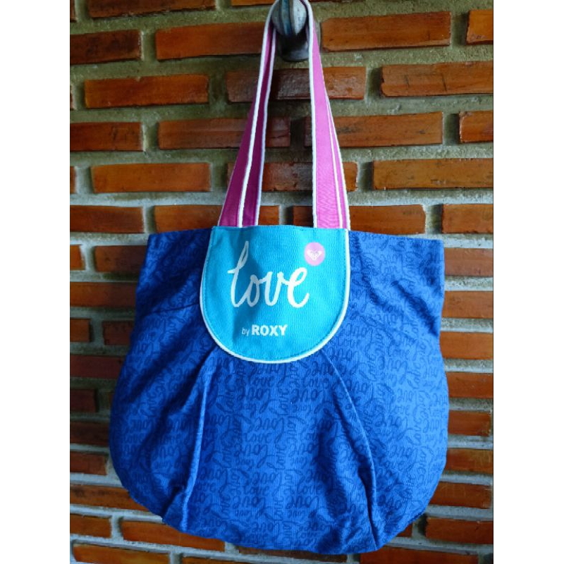 กระเป๋าผ้า roxy มือสอง