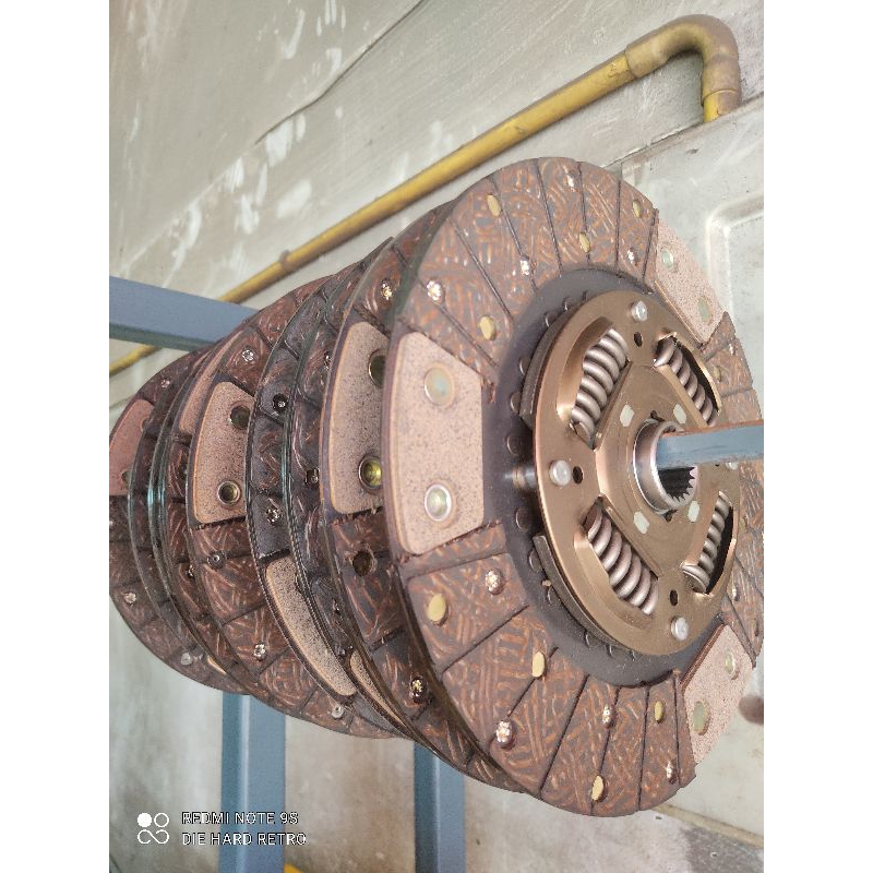 ชุดคลัทช์ Mitsubishi Triton ไททัน ผ้าบวกถ่านก้อนทองแดง หวีสองชั้น 10 นิ้ว รับบูส 45 ใช้วัสดุนำเข้าอย่างดี มีประกันให้ - รูปที่ 2