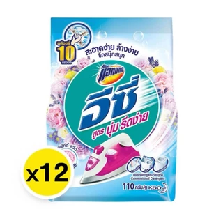 แพ็ค 12 * 110 กรัม พร้อมส่ง🔥 ผงซักฟอก อีซี่ household