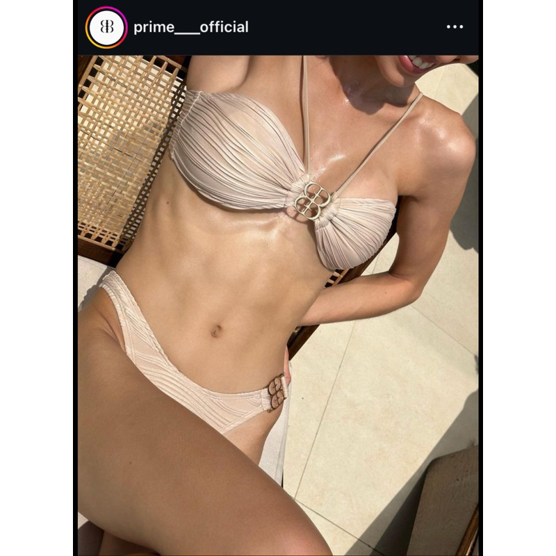 prime official ส่งต่อ Blair bikini set size M สี Ivory