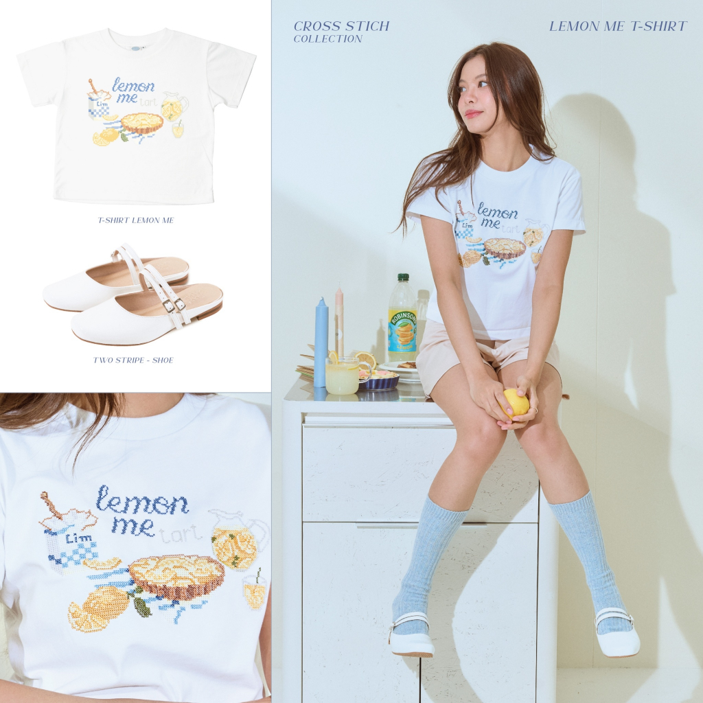 T-shirt Lemon Me (990.-) งานปัก