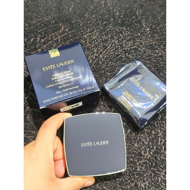 ESTEE LAUDER Double Wear Soft Glow Matte Cushion Makeup SPF 45/PA+++ #Sand 💥ของแท้ฉลากไทย💥