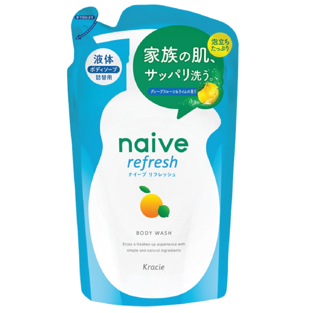 naive refresh body wash refill 360ml