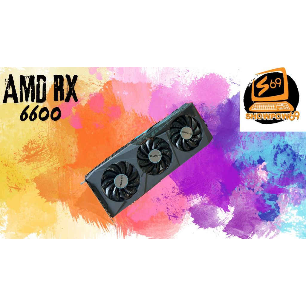 การ์ดจอ AMD RX 6600 8GB หลายแบรนด์