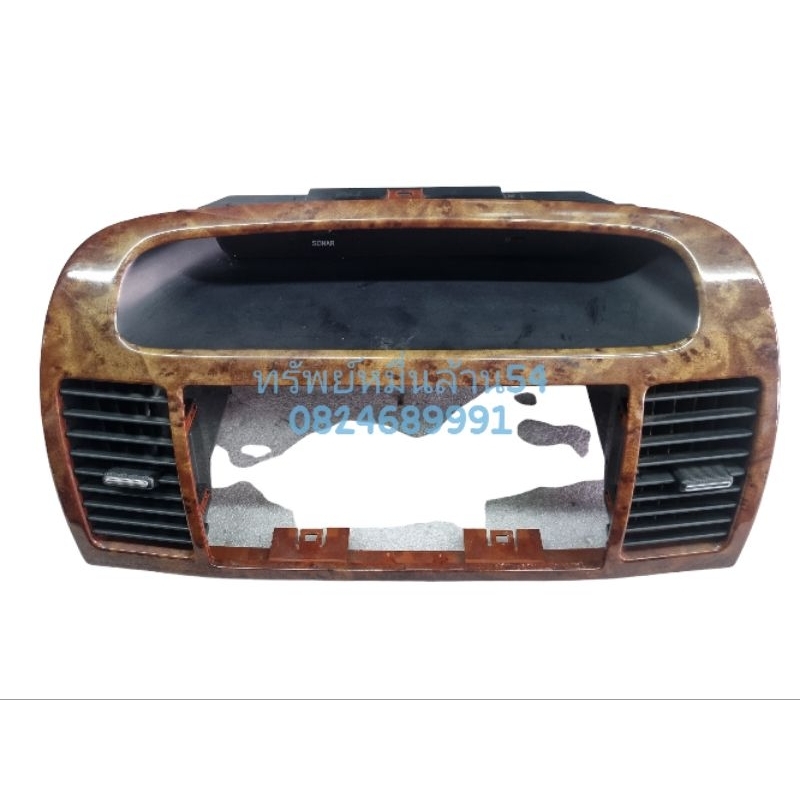 กรอบวิทยุ Toyoat camry 2003 ลายไม้ของแท้ติดรถ มือสอง