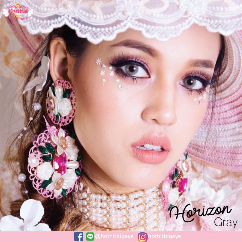 คอนแทคเลนส์ Horizon สีน้ำตาล เทา พร้อมส่ง 0.00- 7.00 พร้อมส่งความสวยจ้า