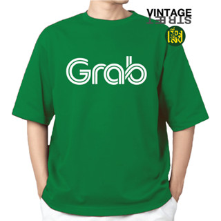 เสื้อยืดแฟชั่น เสื้อแก๊ป แกรปฟู้ด มี3 สี  สกรีนลาย Grab เสื้…