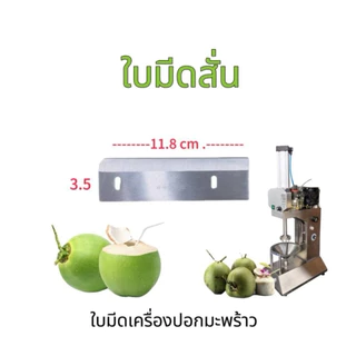ใบมีดเครื่องตัดแต่งมะพร้าว คุณภาพดี แข็งแรง ทนทาน(พร้อมส่ง)