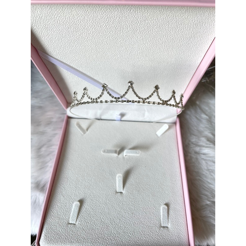 ที่คาดผมมงกุฎกิ๊บติดผมเจ้าหญิงใส่ได้ทั้งเด็กและผู้ใหญ่มงกุฏที่คาดผม ประดับคริสตัล พลอยเทียม - รูปที่ 7