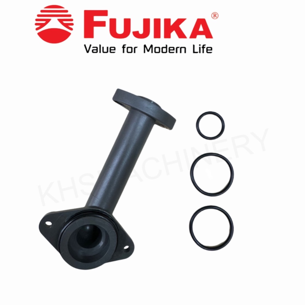 FUJIKA ข้อต่อวาล์วทางน้ำออก FCP อะไหล่เครื่องปั๊มน้ำ ฟูจิก้า พร้อมยาง 3 ชิ้น