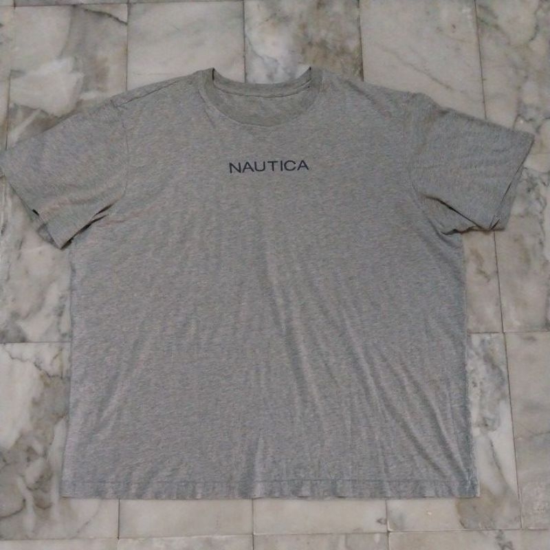 เสื้อยืดแขนสั้น แนวสตรีท NAUTICA แท้ มือสอง สภาพดี ของพร้อมส่งครับ