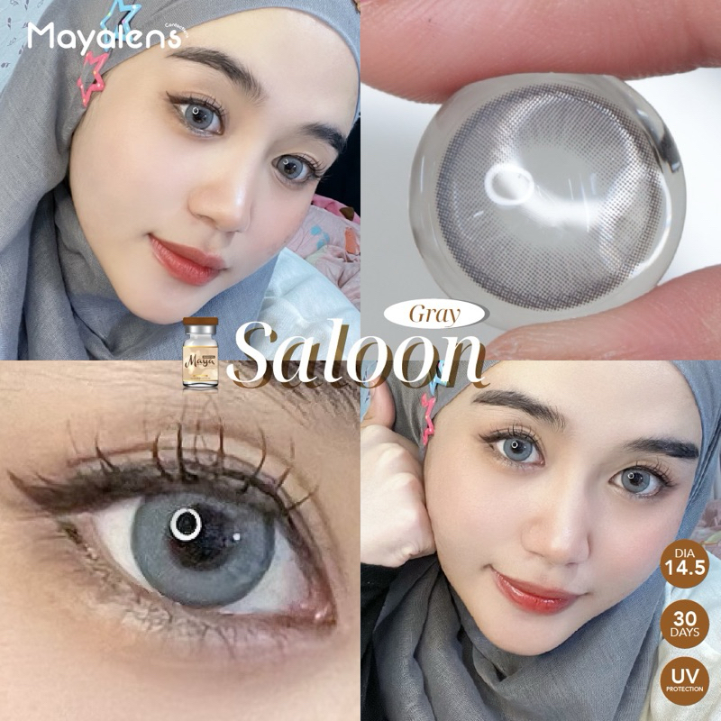 saloon gray รุ่นเทานัวตาคมหวานออกฝอ สวยจึ้ง mayalens