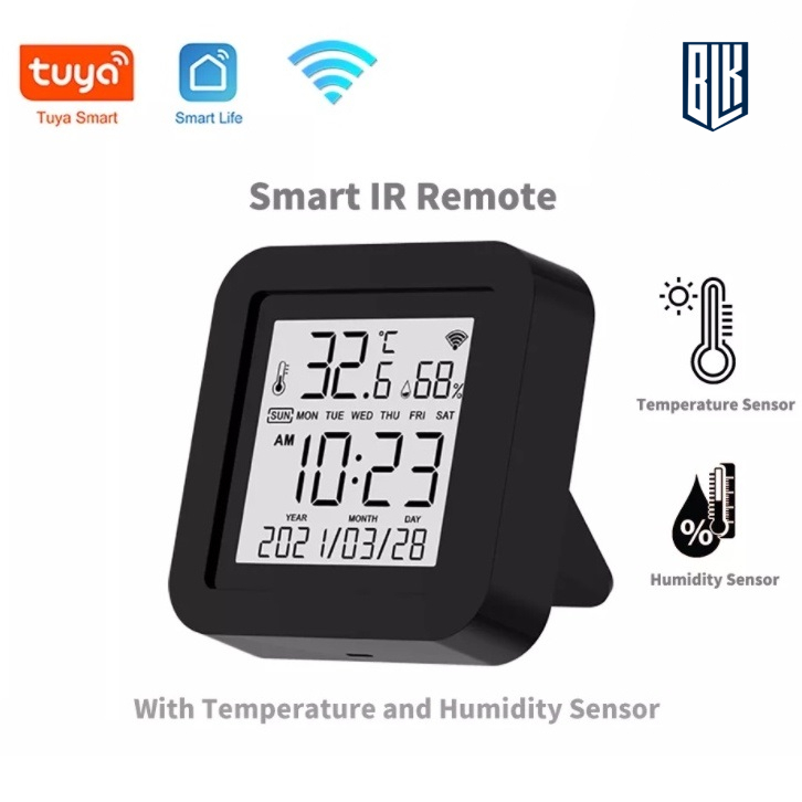 Tuya  S09  พร้อมหน้าจอ  IR Universal Remote Control อุปกรณ์ควบคุมรีโมท IR เช่น แอร์ ทีวี รองรับ Alex