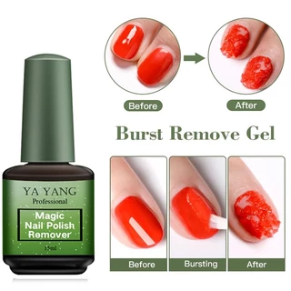 น้ำยาล้างสีเจล น้ำยาถอดสีเจล น้ำยาระเบิดสีเจล 15ml น้ำยาล้างเล็บเจล น้ำยาล้างเล็ แบบทา