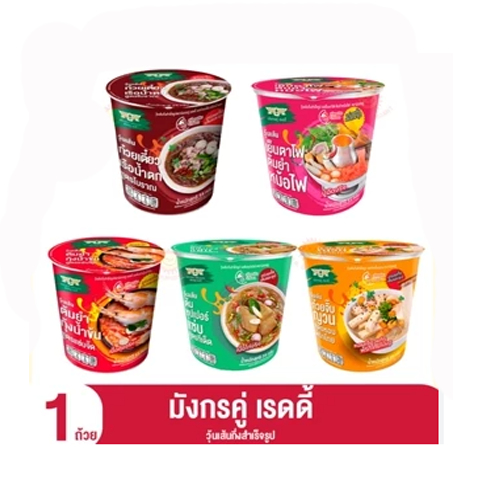มังกรคู่ วุ้นเส้นกึ่งสำเร็จรูป แบบถ้วย