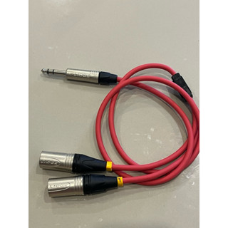 สายแจ๊คTRS1-XLRผู้L/R ช่วงyสาย1-5.เมตรyจากโรงงาน ทำจากสายชีล…