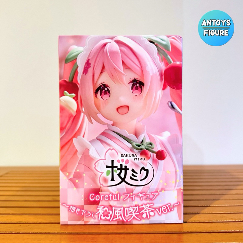 [พร้อมส่ง] ฟิกเกอร์ ของแท้ (Lot 🇯🇵) Vocaloid Sakura Miku (Japanese Cafe Ver.) Coreful Figure