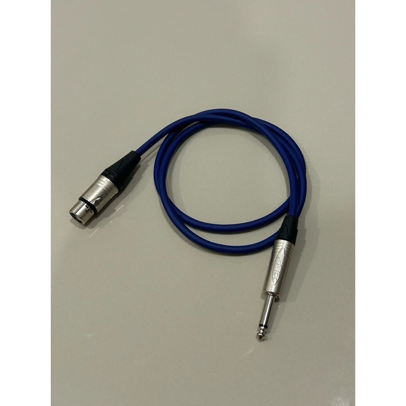 สายไมค์XLRfm-TSทำจากสายชีลสเตอริโอยี่ห้อDynacomกัวยี่ห้อLidge