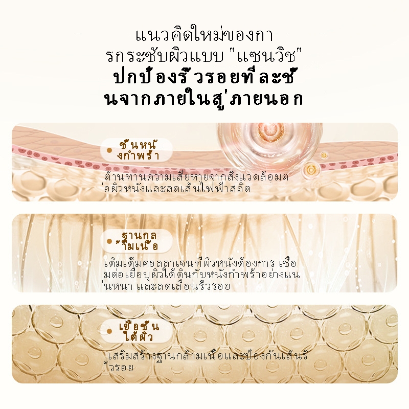 fullerene anti-wrinkle essence ช่วยลดเลือนริ้วรอย กระชับ เต่งตึง ให้ความชุ่มชื้นและให้ความชุ่มชื้นแก่ผลิตภัณฑ์ของแท้ - รูปที่ 6