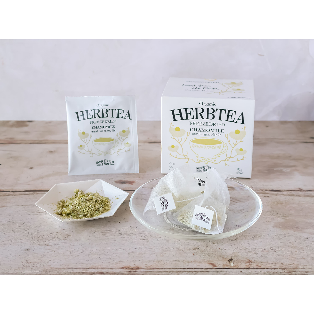 🌼 ชาดอกคาโมมายล์ฟรีซดราย ออร์แกนิค 100% | Chamomile Tea | Natural & Premium