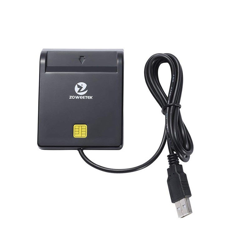 รุ่นล่าสุด 2024 เครื่องอ่านบัตรประชาชน Smart Card Reader รุ่น Zw-12026-1