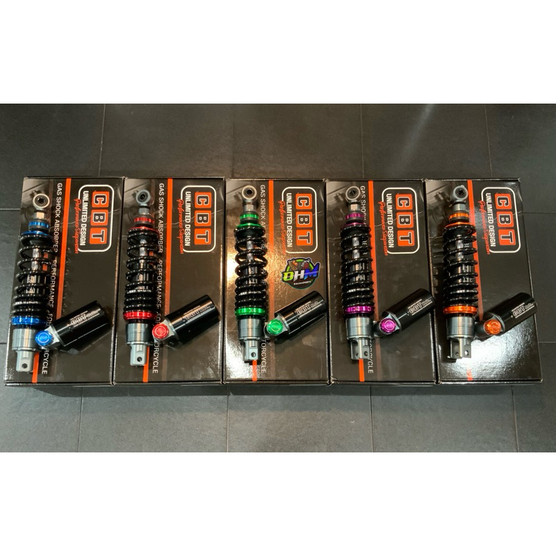 โช๊คหลัง CBT R-2 ระบบเเก๊ส สำหรับ Giorno - Lead ปรับนิ่มเเข็งสปริง ปรับรีบาว์น ปรับคอมเพรสชั่น รับประกัน1ปี