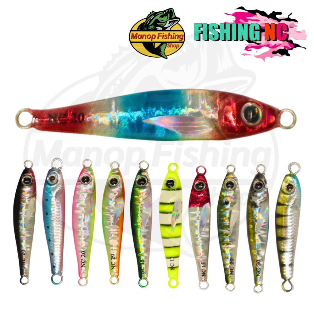 Fishing NC เหยื่อจิ๊กตกปลา Microjig ขนาด 3g 5g 7g 10g 15g 20g