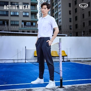 GRAND SPORT กางเกงวอร์มตัดต่อหล่อบุ้ง รหัส : 006237