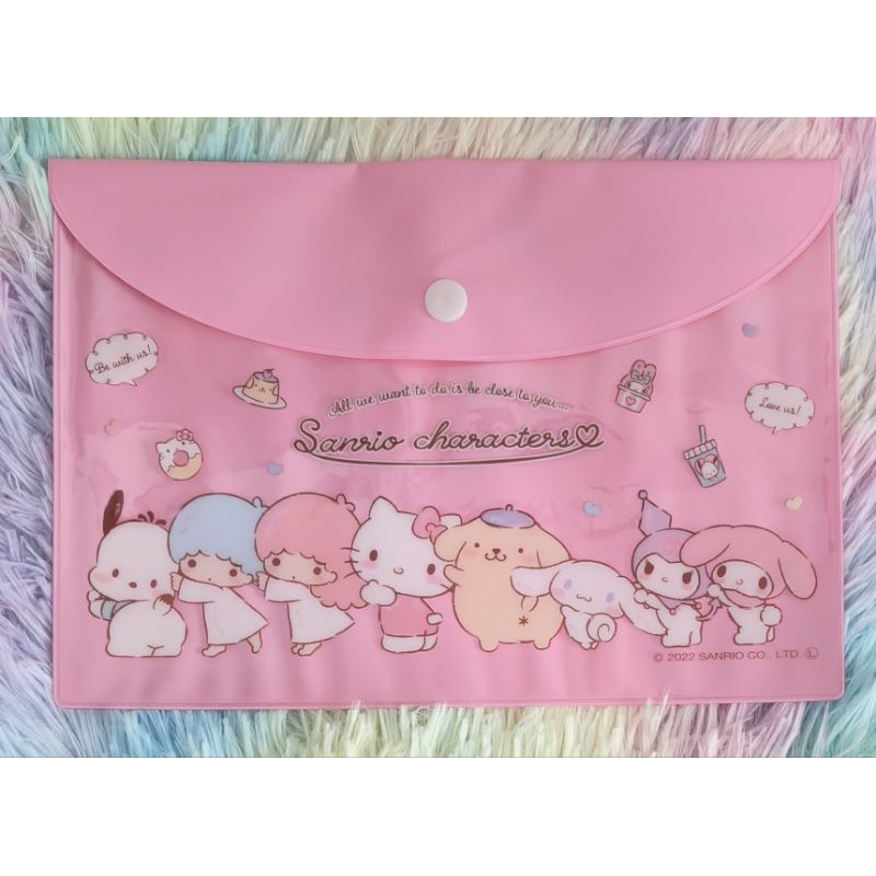 (ไลฟ์ ลด50%) 🇯🇵 Sanrio  แฟ้มซานริโอ้ ขนาด A5 ของแท้จากญี่ปุ่น