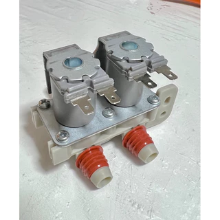 วาล์วน้ำเข้าเครื่องซักผ้าแอลจี2ทาง แท้(โซลินอยด์ขาว12V.),(โซลินอยด์สีน้ำเงิน12V.),(โซลินอยด์เทา220V.)อะไหล่เครื่องซักผ้า