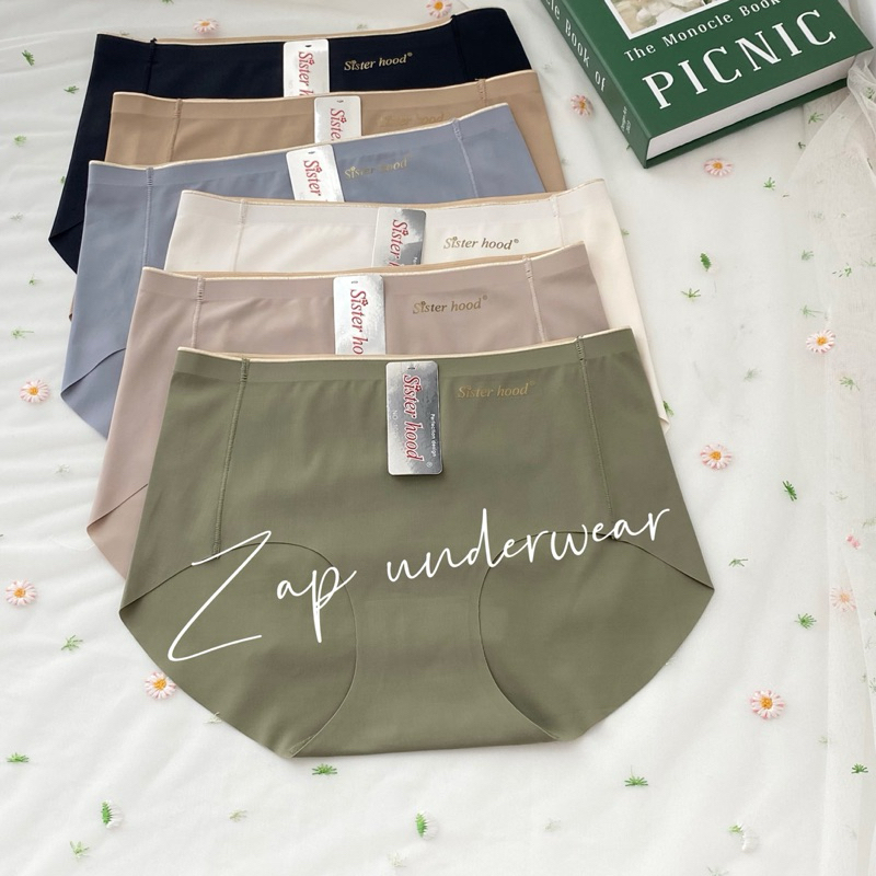 กางเกงในผู้หญิง sister hood 1028 เอวกลาง ฟรีไซร้ เรียบเนียน บางเบา ใส่สบาย ราคา ถูกที่สุด ดีลบีเคเค แกลเลอรีภาพที่ 6