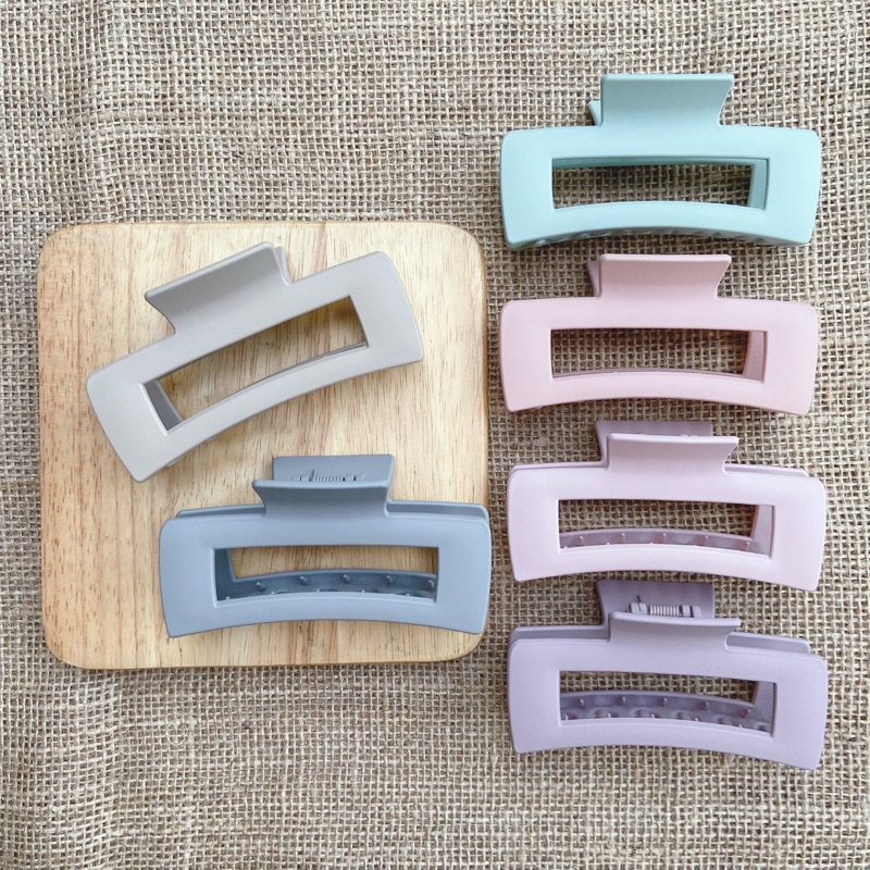 [10.5cm] กิ๊บหนีบผมอะคริลิคเนื้อด้าน ราคาต่อ1ชิ้น พร้อมส่งจากไทย