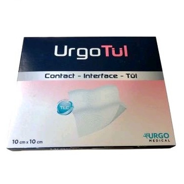 UrgoTul Flex แผ่นตาข่าย ปิดแผล ชนิดโปร่ง ขนาด 10 x 10 cm จำนวน 1 กล่อง บรรจุ 10 แผ่น